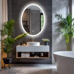 Tutumi - Zrcadlo LED 60x80cm WWA HOM-06503