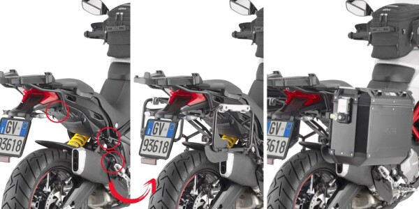 Plor7412Cam trubkový nosič Ducati Multistrada 1260 Enduro/Multistrada 950 S (19-21) pro Obk