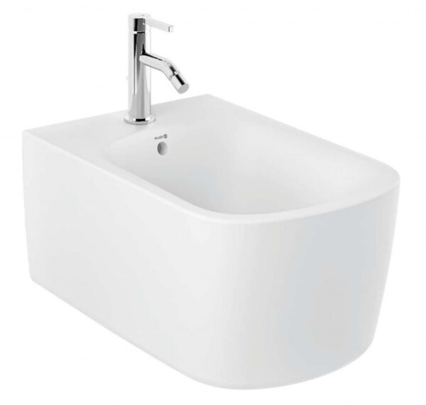 KLUDI - Resa S Závěsný bidet, otvor pro baterii, matná bílá 27BIW0153
