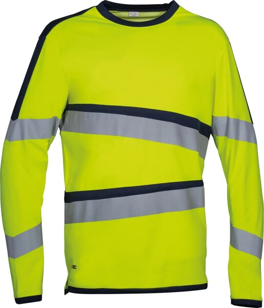 Reflexní pracovní tričko COFRA ELDORET Barva: Žlutá, Velikost: L (V658-0-03_Z_4)