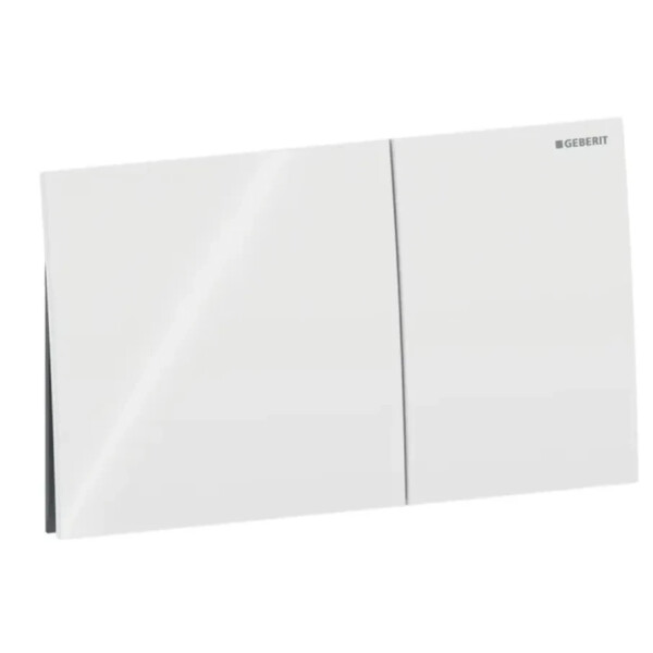 Geberit ovládací tlačítko SIGMA 70 bílé sklo, tlačítko 115.622.SI.1 115.622.SI.1