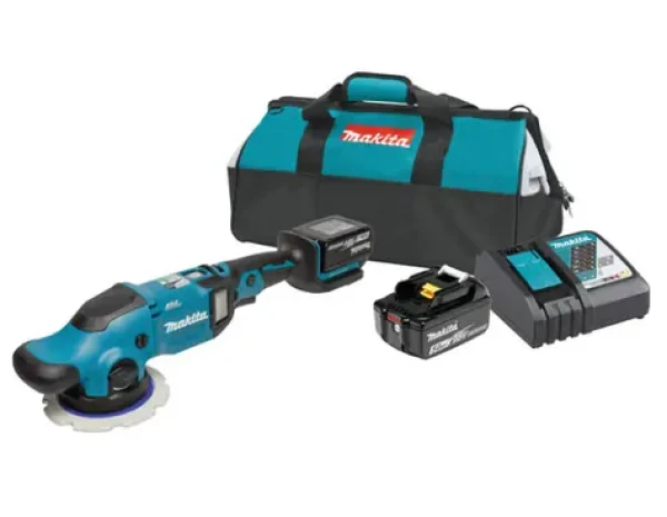 Makita DPO600RTE / Aku leštička / 18V / průměr 150mm / 780 ot-min / 6800 z-min / 2x5.0Ah (MDPO600RTE)