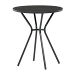 Zahradní stůl 60x60cm, plast, černá, AZT-H1021 BK