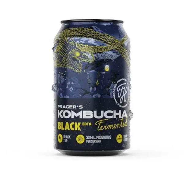 Prager's Kombucha 330 ml black (19031)