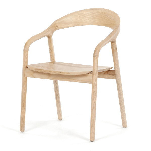 Jídelní židle, přírodní, dřevo, DCH-V3202 NAT