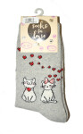 WiK 37718 Ponožky For Love 35-42 mélange 39-42