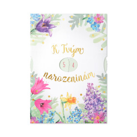 Otočné přání k narozeninám - Květiny - Albi