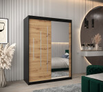 Šatní skříň Abi Y2 Barva korpusu: Bílá, Rozměry: 120 cm, Dveře: Dub artisan