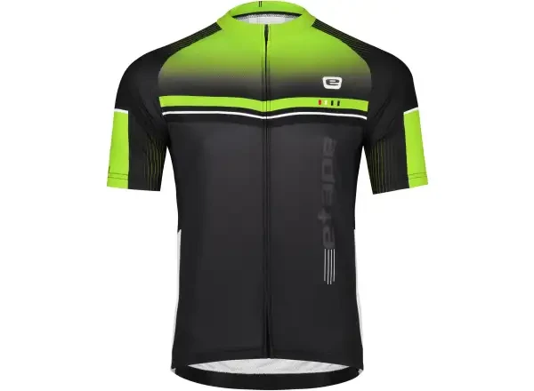 Etape Maestro pánský dres černá/žlutá fluo vel. 3XL