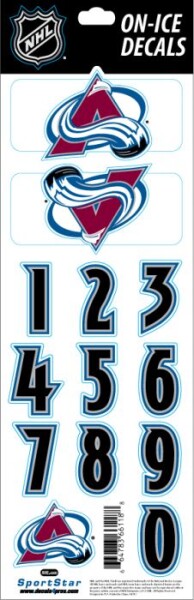 Sport Star Samolepky na helmu Colorado Avalanche Decals