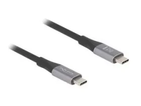 Delock USB-C (M) - USB-C (M) 2m / USB kabel / Thunderbolt 3 / USB 3.2 / 8K60Hz / napájení (81192)