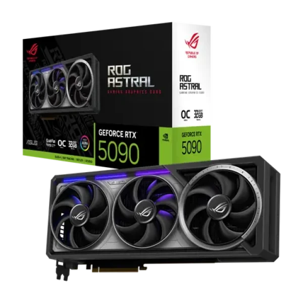 ASUS ROG Astral GeForce RTX 5090 32GB OC / 32GB GDDR7 / 512-bit / 2x HDMI + 3x DP / 1000W (16) (90YV0LW0-M0NA00)