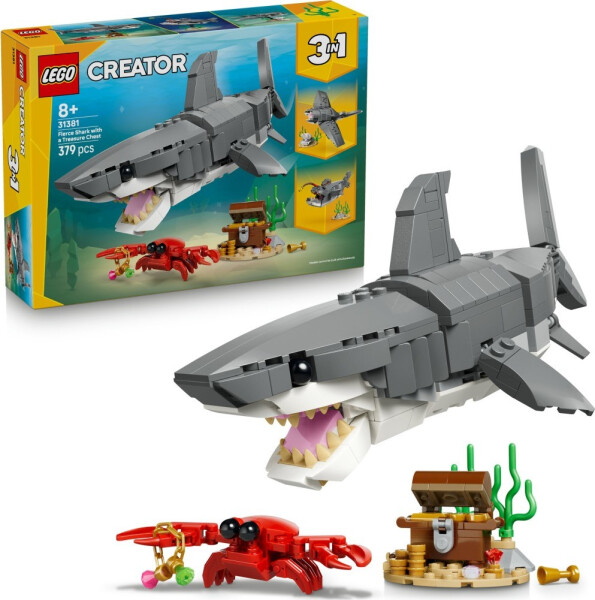 LEGO® Creator 31381 Divoký žralok a truhla s pokladem - LEGO® Creator