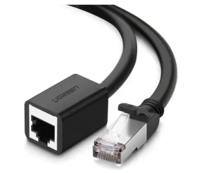 UGREEN 11281 Prodlužovácí kabel RJ45 (M) - RJ45 (F) CAT6 FTP 2m černá (6957303882816)