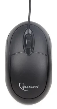 Gembird MUS-U-01 černá / Optická myš / 6 tlačítek / 1200-3200 DPI / USB / kabel 1,35 m (3604800)