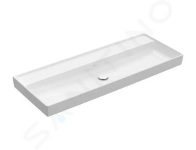 VILLEROY & BOCH - Collaro Umyvadlo nábytkové 1200x470 mm, bez přepadu, bez otvoru pro baterii, CeramicPlus, alpská bílá 4A33C3R1