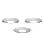 Stoff Nagel Ochranný kroužek na svíčku STOFF Nagel Chrome – set 3 ks, stříbrná barva, kov
