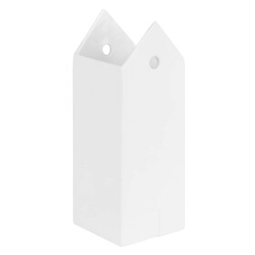 Räder Porcelánová váza Tower, bílá barva, porcelán