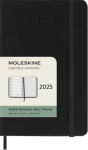 Moleskine Plánovací zápisník 2025 černý S, tvrdý