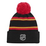 Outerstuff Dětská Zimní Čepice Calgary Flames 3Rd Jersey Jacquard Cuff Pom