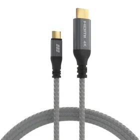 EFB USB-C - HDMI kabel šedá / Adaptérový kabel / 4K 30Hz / 1,8 m (USB-HDMI-00001)