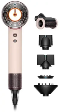 Dyson Supersonic Nural HD16 fén na vlasy / 1600 W / difuzér / 4 teploty / 3 rychlosti / Ceramic pink/Rose gold (113407-01)
