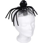 Set karneval W053405 - čelenka s ozdobou černý pavouk
