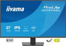 27" IIYAMA ProLite X2797HSU-B1 černá / LED / IPS / 1920 x 1080 / 16:9 / 4 ms / 1500:1 / 350cd-m2 / VESA (X2797HSU-B1)