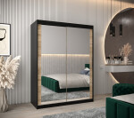 Šatní skříň Abi T3 Barva korpusu: Bílá, Rozměry: 100 cm, Dveře: Bílá