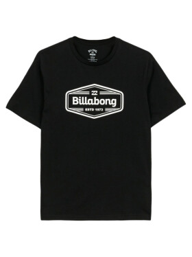 Billabong TRADEMARK black pánské tričko krátkým rukávem
