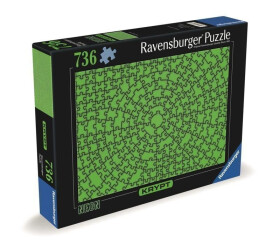 Puzzle Krypt: Neonová zelená 736 dílků
