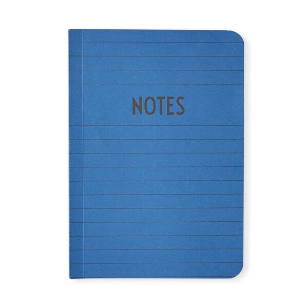 DESIGN LETTERS Notes A6 Dark Blue, modrá barva, papír
