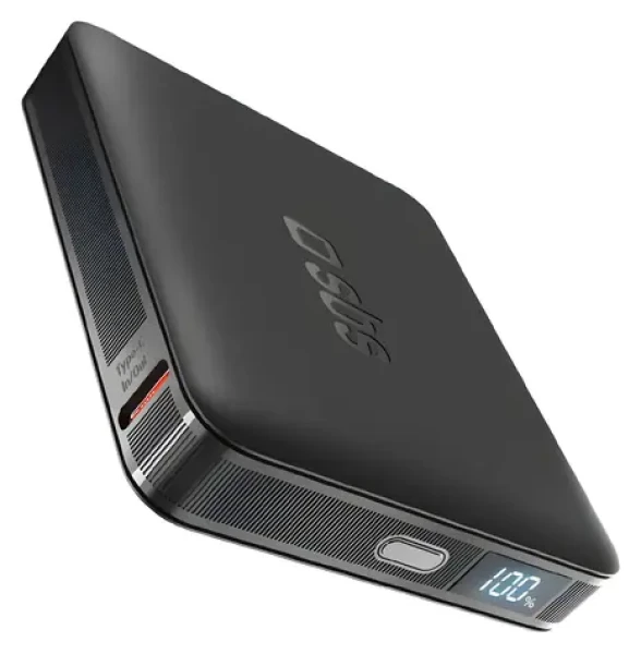 SBS PowerBank 5000 mAh černá / Powerbanka / 10 W / LCD displej / USB-C