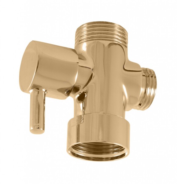 RAV Slezák - Keramický přepínač ke sprchovým tyčím, Zlatá - lesklá MD0629Z MD0629Z