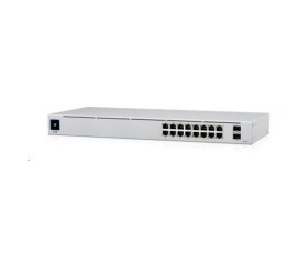 UBNT UniFi Switch USW-16-POE Gen2 [16xGigabit, 8x PoE out 42W, 802.3at/af, 2xSFP, 36Gbps] EDF_1017304