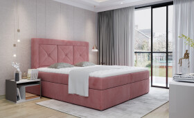 Boxspring Idris Rozměr: 160 x 200 cm, látka: MatVelvet 63