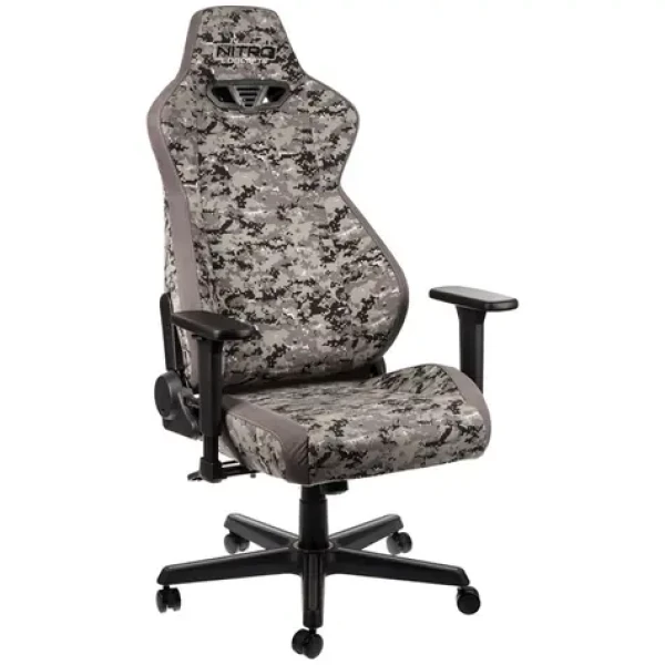 Nitro Concepts S300 Urban Camo / Herní židle / látka / nastavitelná / pojezdová kolečka / nosnost 135 kg (NC-S300-UC)