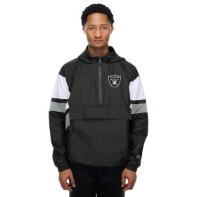 New Era Pánská bunda Las Vegas Raiders NFL Quarter Zip Windbreaker Velikost: L