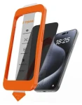 Torras Install Master iPhone 16 Plus / Tvrzené sklo / Tvrdost 9H+ / Redukce modrého světla / Ochrana proti pádu z 2,44 m (X00FX1541)