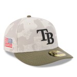 New Era Pánská kšiltovka Tampa Bay Rays MLB 2025 Authentic Armed Forces Pre-Curved 59FIFTY Fitted Velikost: 7 3/8