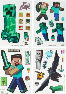 Minecraft samolepky na sklo - EPEE