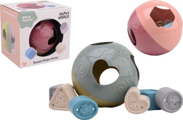 Vkládačka koule Happy World bio plastic - Johntoy