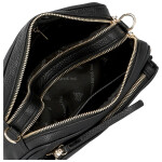 Stylová dámská koženková crossbody kabelka Aliana, černá