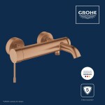 GROHE - Essence Vanová baterie, kartáčovaný Warm Sunset 33624DL1