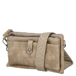 Stylová dámská crossbody kabelka Dina, béžová
