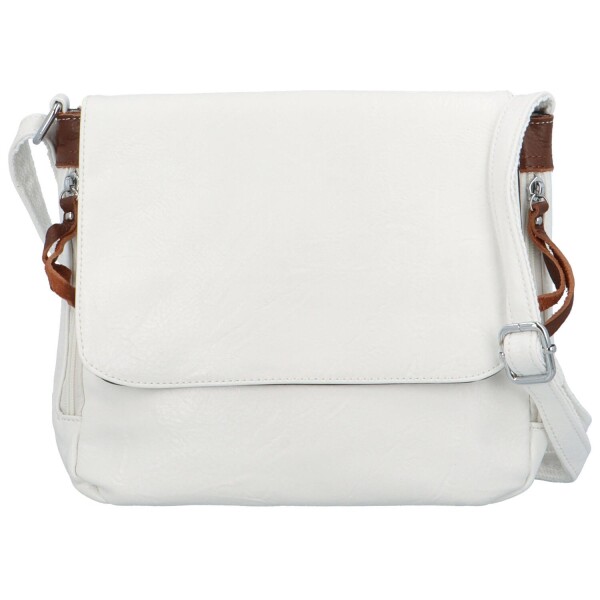 Stylová dámská crossbody Metagga, bílá