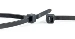 WKK 370x4,8 mm černá / Stahovací pásky / plast / UV stabilní / rozpojitelné / 100 ks (110226071)