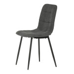 Jídelní židle, šedá, látka, CT-281 GREY2