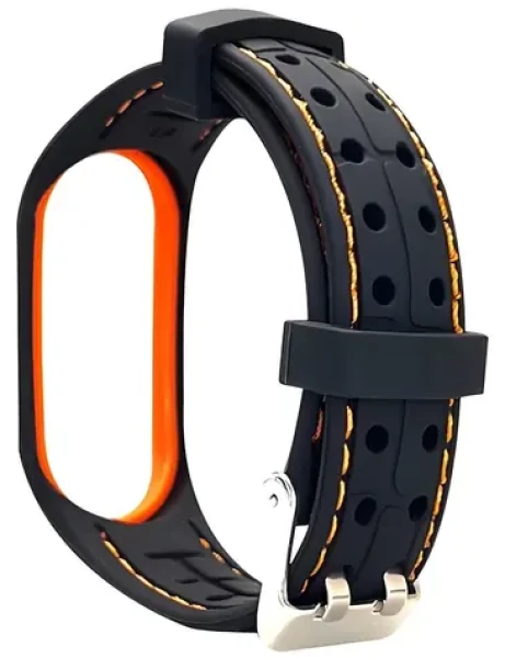 Beline Smart Strap černo-oranžová / Řemínek / silikonový / Xiaomi Smart Band 7