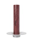 Ferm Living Kovový svícen Soothe Aluminium Ø 16 cm, stříbrná barva, kov